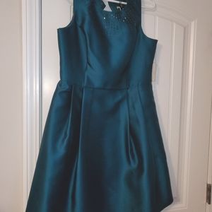 Teal embellished Jessica Simpson dress